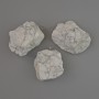 Pendentif en howlite brute, dimensions de 28×21 à 36×25 mm ± assortiment