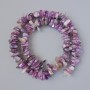 Perles de phosphosidérite naturelle, forme copeau, diamètre 11×3 mm, longueur 39 cm sur fil