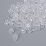 Fixateur pour boucles d'oreilles en silicone blanc, emballage 10 g (170 pièces et plus)