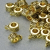 Porte-bélière doré 6×5 mm, trous 1,8 mm et 3,7 mm, longueur 10 mm, couleur dorée du métal, emballage 20 g ± 30 pièces +