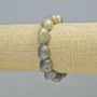 Bracelet labradorite naturelle, perles facettées, diamètre 11×13 mm +/- (élastique), longueur 18 cm+