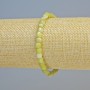 Bracelet en jadeïte naturelle, pierre taillée en cubes, diamètre 5 mm ± (élastique), longueur 18 cm+