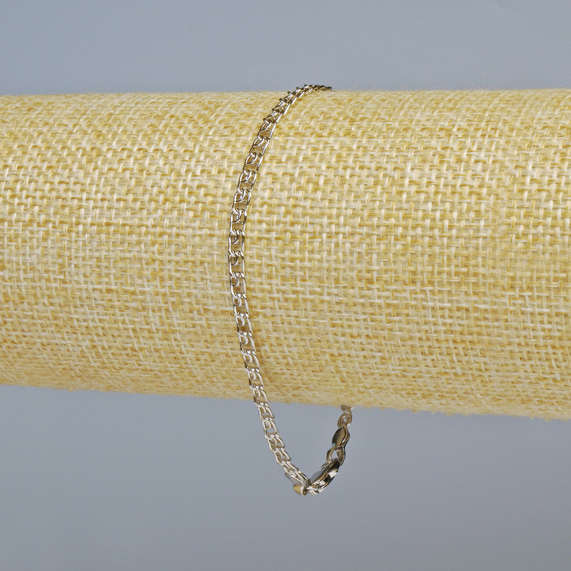 Bracelet Xuping Rhodium, épaisseur environ 3 mm, longueur 19 cm