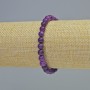 Bracelet en sugilite – billes rondes lisses, diamètre 6 mm ± (élastique), longueur 18 cm+