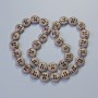 Perles d'hématite couleur bronze mat, diamètre 12×4,5 mm, longueur ±41 cm sur fil
