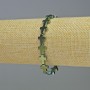 Bracelet en hématite « Croix » couleur vert-bleu, diamètre 8,5 × 10,5 × 3 mm ±, longueur 18 cm ± élastique