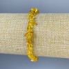 Bracelet en éclats d'ambre, diamètre 7×4 mm ±, longueur 18 cm ±, élastique