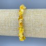 Bracelet en éclats d'ambre, diamètre 6–10×3–5 mm, longueur 18 cm +/-, élastique