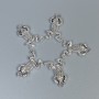 Pendentif Grenouille couleur argent, dimensions 20×13×3 mm ± ouverture, diamètre d’environ 1,5 mm ± emballage 20 g (~ 18 pièces)