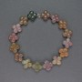 Perles jaspe multicolores en forme de trèfle, pierre naturelle, diamètre 14×14 mm, longueur 20 cm ±