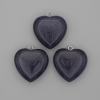 Pendentif «Cœur» en aventurine Nuit du Caire 25×25×27 mm+