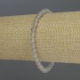 Bracelet en labradorite, perles lisses 5 mm, longueur 18 cm, élastique