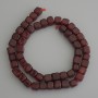 Perles de tourmaline cube 7×7 mm sur fil, longueur d'environ 37 cm+