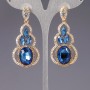 Boucles d'oreilles en cristaux «Linda»