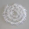 Perles naturelles en cristal de roche taillées en goutte, diamètre 8–13×4–6 mm +/-, longueur 40 m +/- sur fil