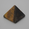 Pyramide souvenir en pierre naturelle Œil de Tigre, longueur 30×30 mm ±, largeur 25 mm ±