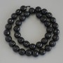 Perles d'agate facettées, boules de 10 mm ± sur fil, longueur 36 cm+