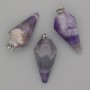 Pendentif « Pendule » en améthyste 38 × 28 × 14 mm+