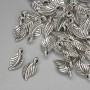 Pendentif « Feuille » couleur bronze, diamètre 15 × 7 mm, conditionnement 46 pièces