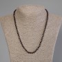 Collier en grenat facetté en cubes, diamètre 4×4 mm, longueur 50 cm ± avec fermoir