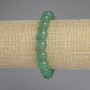 Bracelet en néphrite - billes lisses de 10 mm, longueur environ 18 cm
