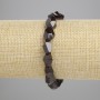 Bracelet en grenat à facettes, diamètre environ 12×8 mm, longueur 18 cm ±, sur élastique