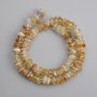 Perles de citrine en éclats, diamètre 8–11×3–5 mm, longueur 39 cm