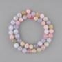 Perles Morganite sphère lisse 8,5 mm sur fil 38 cm ±