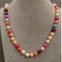 Collier de perles de Majorque, longueur 48 cm ± avec fermoir