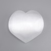Souvenir Cœur Sélénite 70×55×27 mm +- (assortiment de tailles) (pour 100 g.)