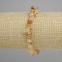 Bracelet Citrine éclats, diamètre 7-12×3-6 mm, longueur 18 cm, élastique