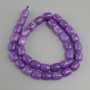 Perles de Sugilite barillet, diamètre 10,5–11×9 mm ±, longueur 38 cm ± sur fil
