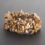 Bracelet jaspe paysage «miette de pierre» sur élastique
