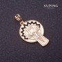 Pendentif Xuping Croix couleur «or» 37×20 mm