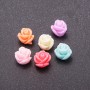 Cabochon Rose bouton assorti, diamètre 10 mm sans trou, conditionné par 30 pièces