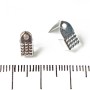 Perles à sertir pour cordons 5×11 mm, 50 pièces