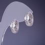 Boucles d'oreilles Xuping rhodium 8×15 mm