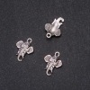Fourniture: pendentif Éléphant 15×22 mm, conditionnement 20 g ±16 pièces