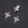 Fourniture: pendentif Éléphant 15×22 mm, conditionnement 20 g ±16 pièces