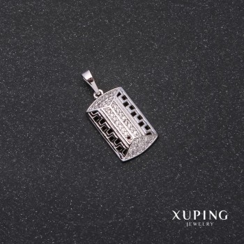 Pendentif Xuping 25×19×12 mm rhodié