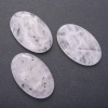 Pendentif en quartz naturel rutile à aiguilles – ovale 55×35 mm (±)