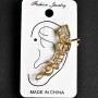 Cuff d'oreille, longueur 40 mm, métal jaune