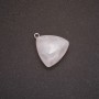Pendentif Quartz blanc 27×24 (±) mm