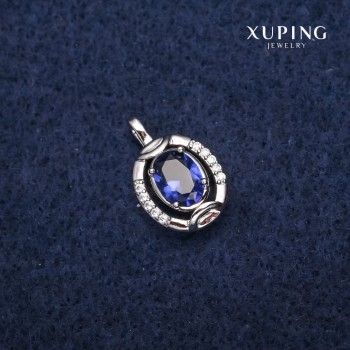 Pendentif Xuping 12×18 mm Rhodium