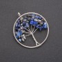 Pendentif « Arbre de vie » en sodalite, diamètre 50 mm