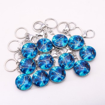 Porte-clés «Zodiaque» luminescents, ensemble de 12 pièces, prix par emballage, longueur 10 cm