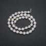 Fil de perles d'eau douce, diamètre 8×9 mm, longueur 39 cm +