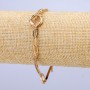Bracelet Xuping en or plaqué 18K, épaisseur 4 mm (+-), longueur 17–20 cm