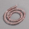Perles sur fil de calcédoine, diamètre 6×4 mm, longueur 39 cm +/-