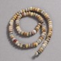Perles sur fil en jaspe impérial, diamètre 6×4 mm + -, longueur 39 cm +